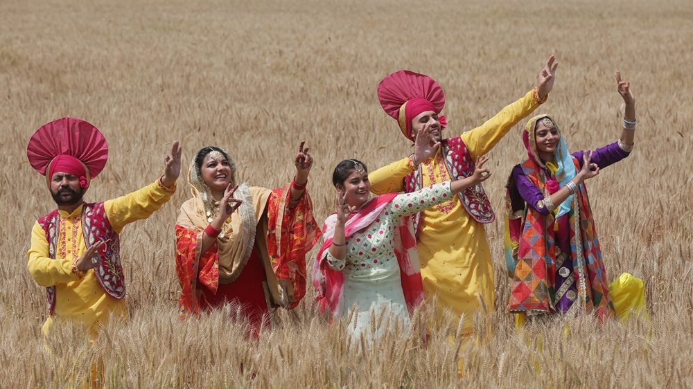 Празднование сбора урожая в индийском штате Пенджаб